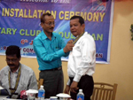 Intallation of Secretary Sanjib