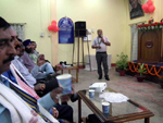 IPS Dr. Navneet presenting club reports