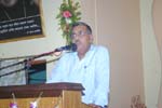 Guest of Honor Sri Varunoday Sharma addressing in the 29th Installation Ceremony