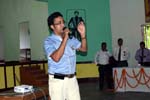 President Rtn Partha addressing in the observance of World Breast Feeding Week