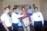 IPP Rtn. Amal Deka exchanging collar with new President Partha