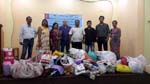 Aid to the victims of ethnic conflicts at Assam Nagaland border.
