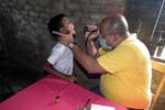 Doctor providing dental treatment