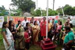 Hoisting National Flag on 68th Independence Day