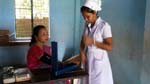 Teacher going through Hypertension check-up.